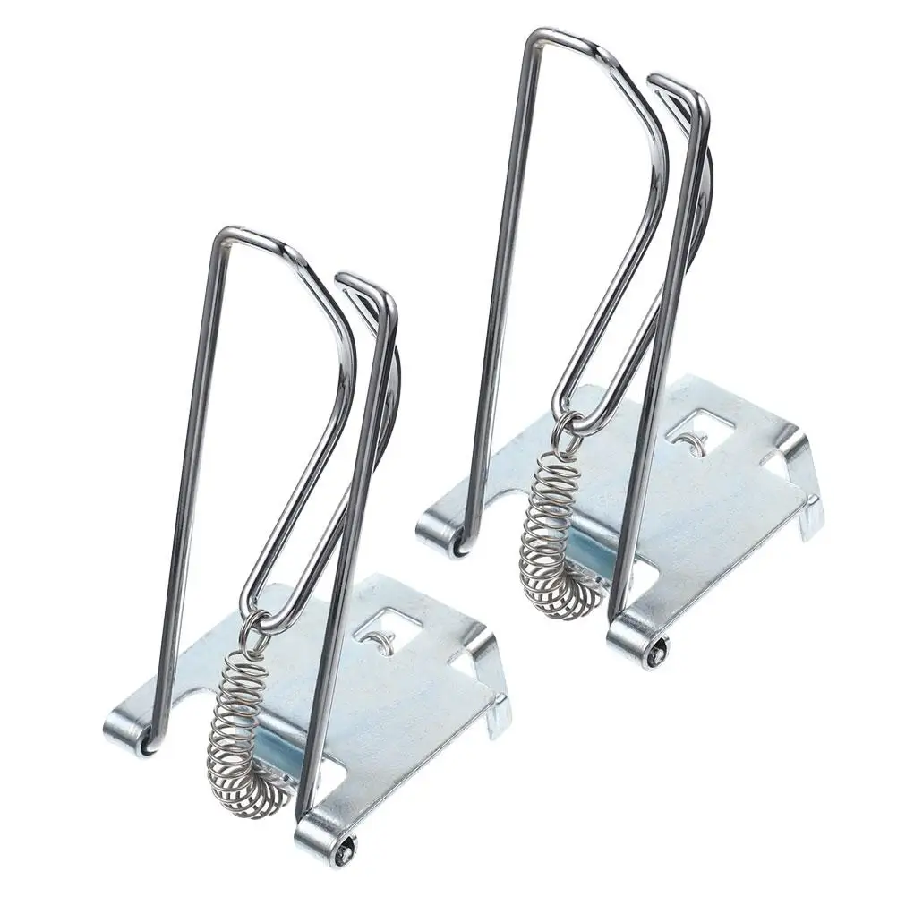 

Universal Cash Box Clip Metal Replacement for Money Boxes Register Silver Easy Installation Cashier Accessories Folder