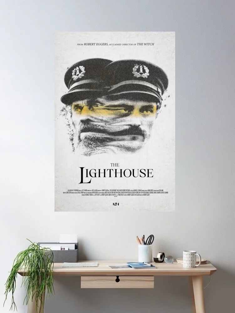 The Lighthouse Movie Art Print Canvas Poster, Living Room Decor, Home Wall Picture