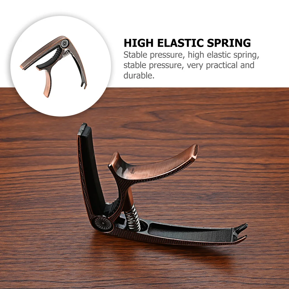 

Durable Guitar Capo Metal Tone Modified Clamp Portable Exquisite Design Suitable for All Players Capo Tone Modified Clip
