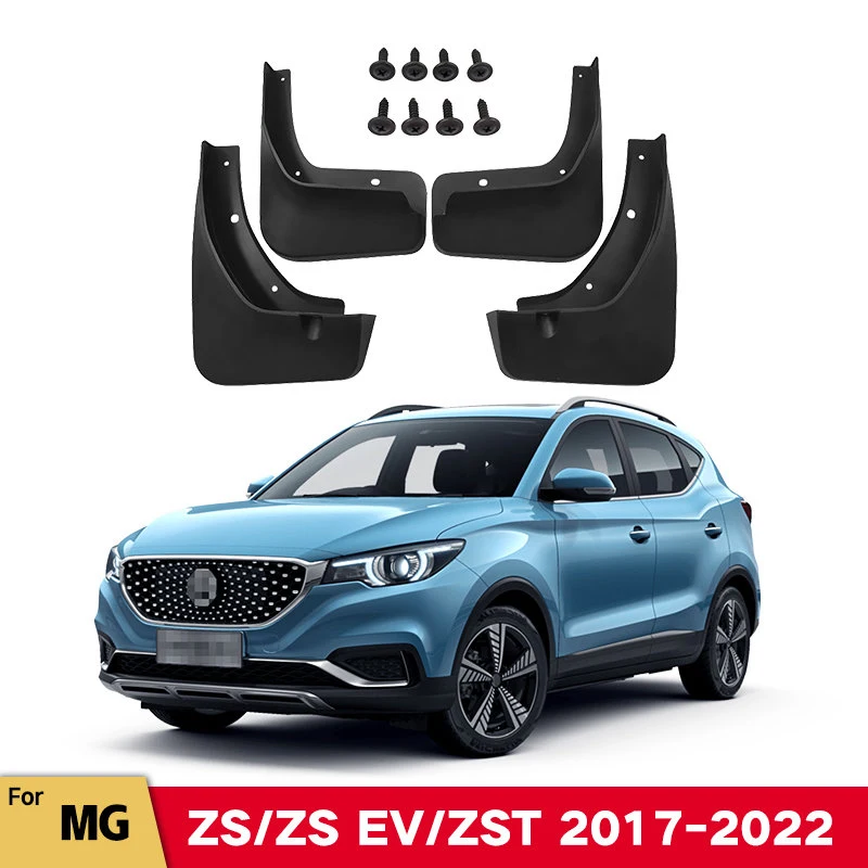 

MudFlap For MG ZS EV ZST 2017-2022 2019 2020 2021 Mud Flaps Splash Guard Mudguard Front Rear Fender Auto Styline Car Accessories