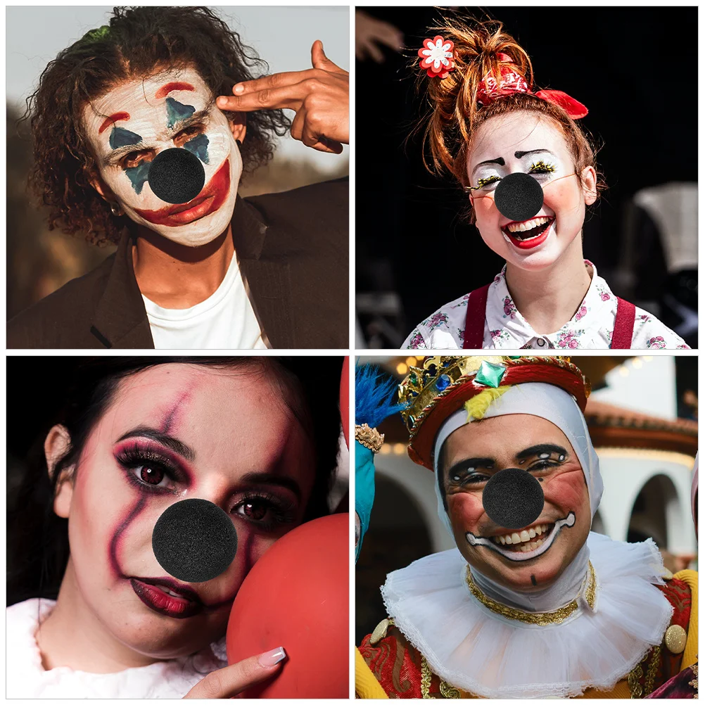 จมูกตัวตลกฟองน้ำนุ่ม 20 ชิ้น สำหรับคอสเพลย์ แต่งกาย สวมใส่สบาย ไม่เสียรูปทรง อุปกรณ์แต่งกาย เหมาะสำหรับงานปาร์ตี้และการแสดง