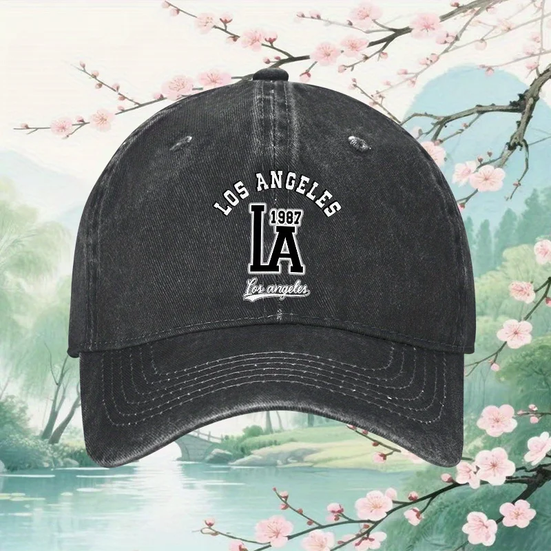 قطعة واحدة من قبعة بيسبول لوس أنجلوس 1987 LA - تصميم للجنسين، مناسبة للارتداء الكاجوال، أغطية الرأس غير الرسمية | أغطية الرأس المتينة #1