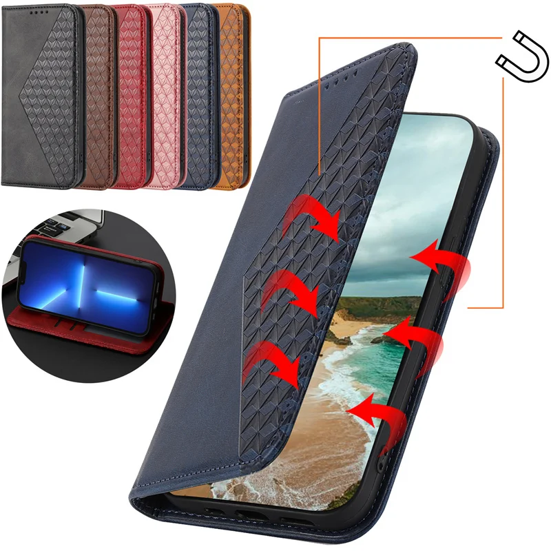 For Samsung Galaxy A13 A 13 4G SM-A135M Case For Samsung Galaxy A13 A 13 5G SM-A136U Cover Wallet Card Slot Magnet Leather Coque