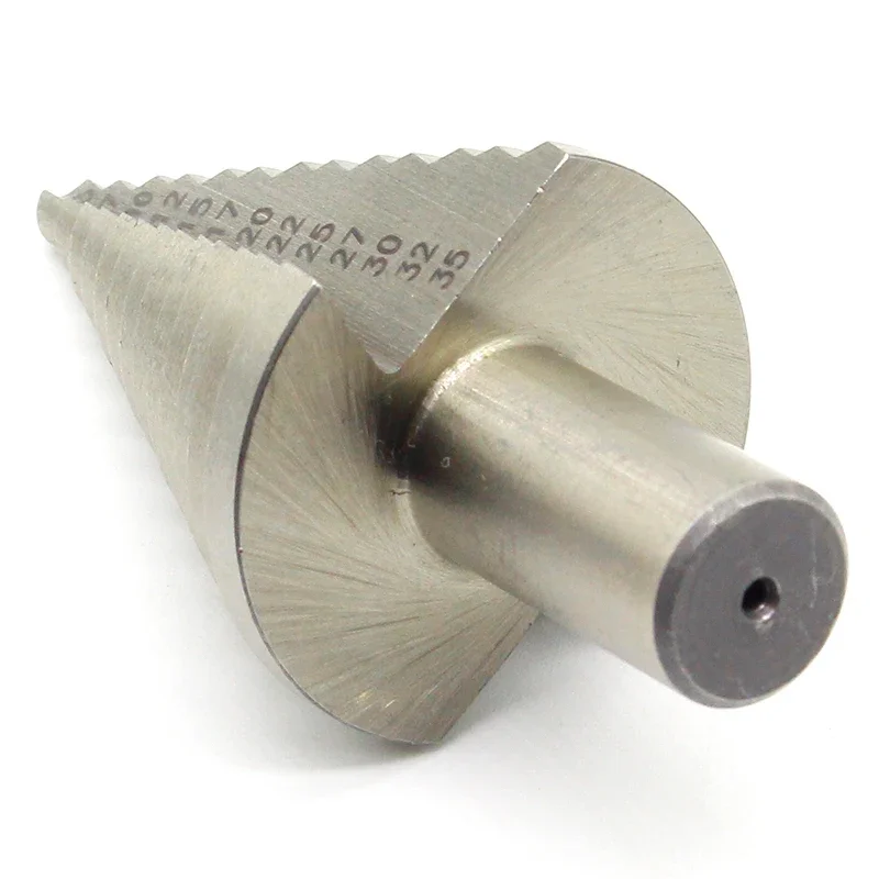 HSS Grooved Step Cone Drill Bit 13 Steps 5-35MM Woodworking Wood Metal Hole Drilling Cutter Tools Power Tools