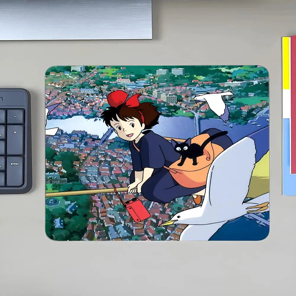 Anime For K-Kiki D-Delivery S-Service MINISO Mouse Pad Anime Game Mouse Pad High Quality Small Desk Pad Rubber Laptop Desk Pad