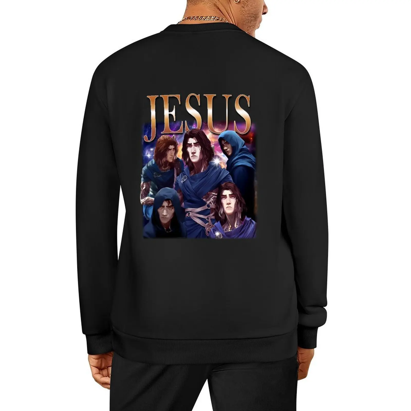 

Viktor Jesus Pullover anime clothes korean style clothes mens clothes japanese style new hoodies and sweatshirts