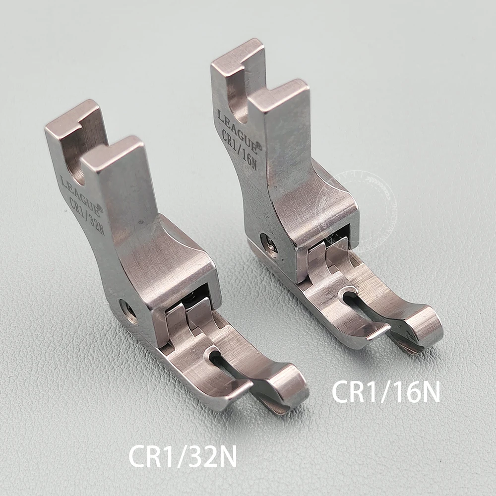 CR1/16N CR1/32N Presser Foot Compensating Presser Foot Right Edge Guide Presser Foot Industrial lockstitch Sewing Machine Parts