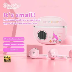 Sanrio Hello Kitty TWS Earbuds BL77 Kuromi Earphones Bluetooth My Melody Wireless Headset Sport Noise Reduction Gaming Headphone