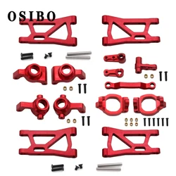 Parti di aggiornamento in metallo braccio oscillante supporto per asse C Base sterzo gruppo tazza per 1/16 Buggy Remo Hobby Smax 1631 1635 1651 1655 RC Car