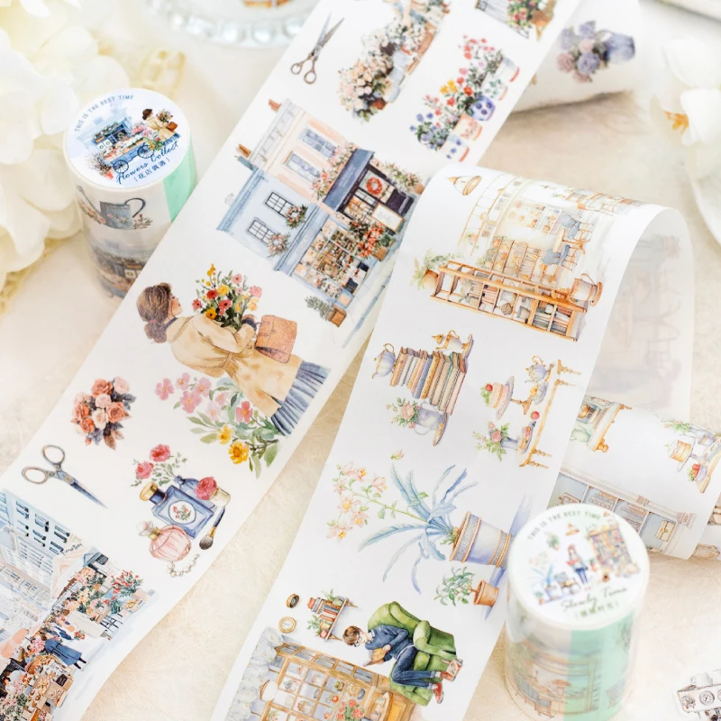 4packs/LOT Fragmented daily life series cute lovely retro decorative paper masking washi tape