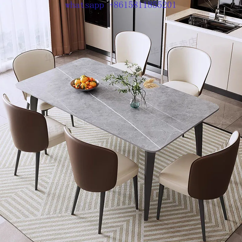 

Nordic modern minimalist white dining table kitchen living room home furniture طاولات للقهوة ダイニングテーブル стол