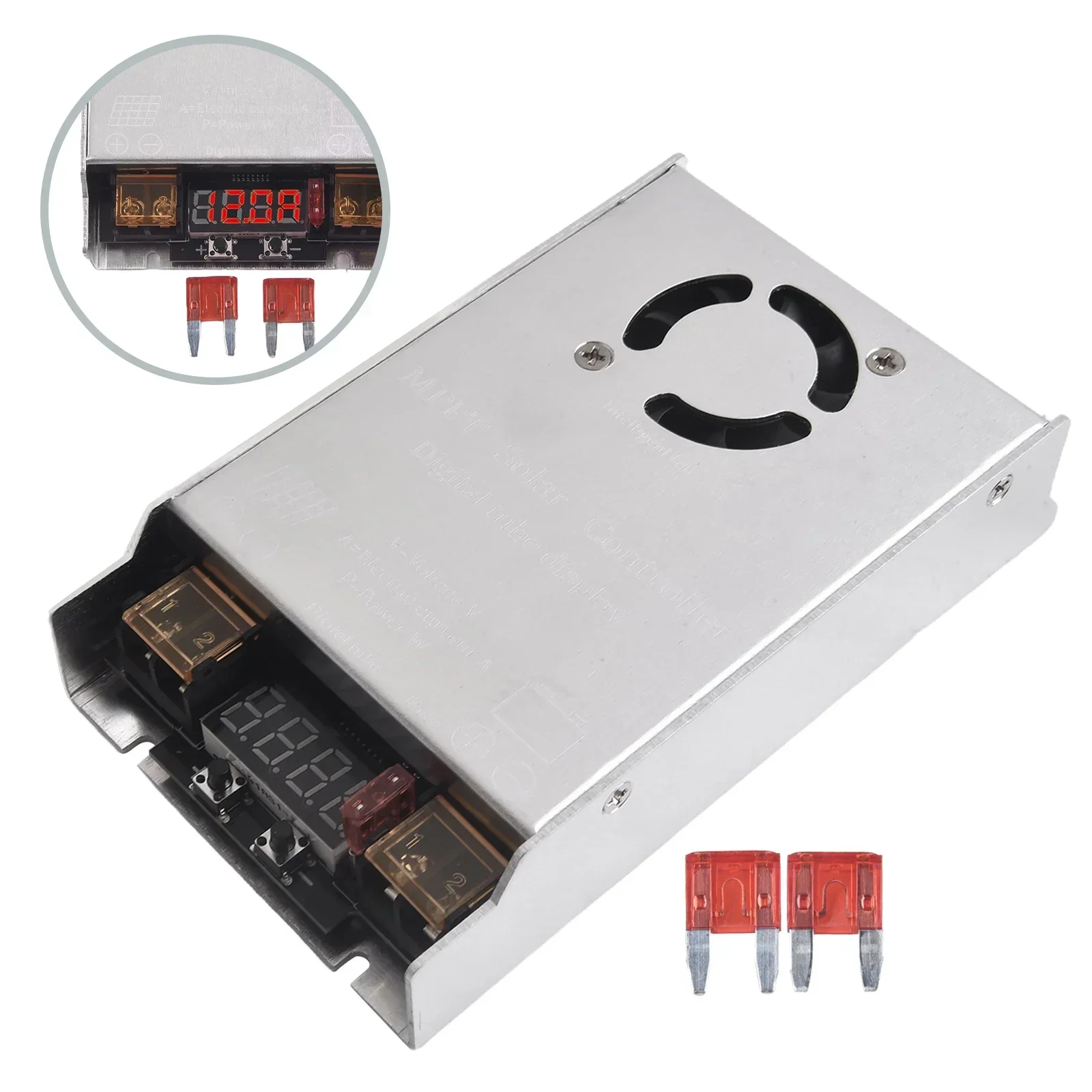 

450W Stepdown Solar Controller 12V-50V Input Charging For 12V 24V Lithium Lead-acid Gel Battery Real-time Tracking Adjustab