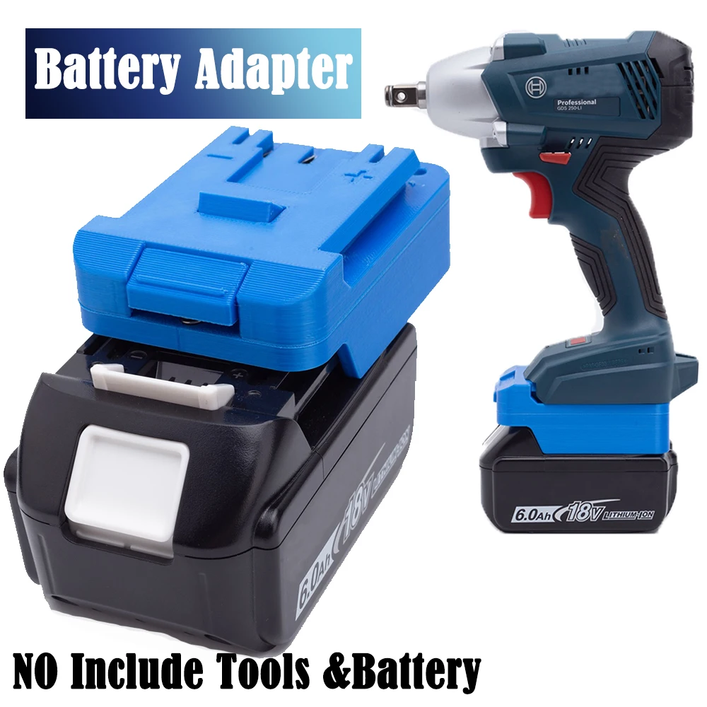 

Battery Adapter Converter for Bosch 18V Lithium to for Makita 18V Cordless Power Tool Accessories (Not include tools &battery)