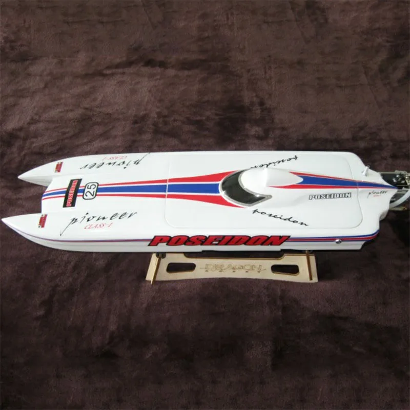 Rc Boat Phantom Cat Boat Enkele Elektrische Lege Boat Versie High Speed Fast Boat 60Cm Model