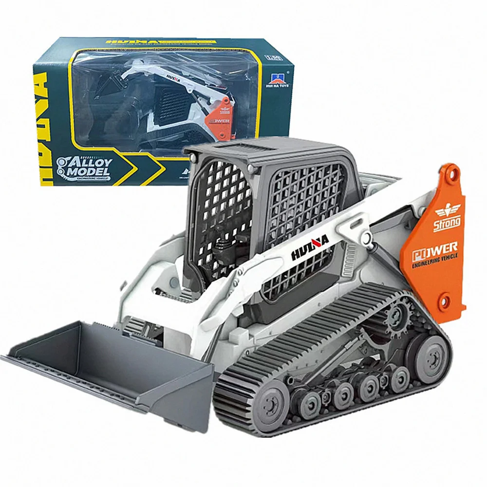 Huina 1:50 Alloy Truck Model Kids Boys Toy Engineering Vehicle Simulation Bulldozer Excavator Construction Cars Children Gift
