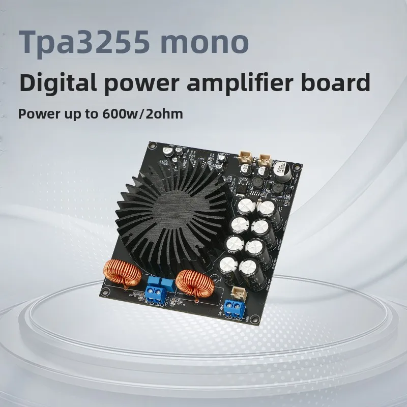 

TPA3255 High Power Mono Digital HiFi Amplifier Board Class D Audiophile High Fidelity Amplifier 600W
