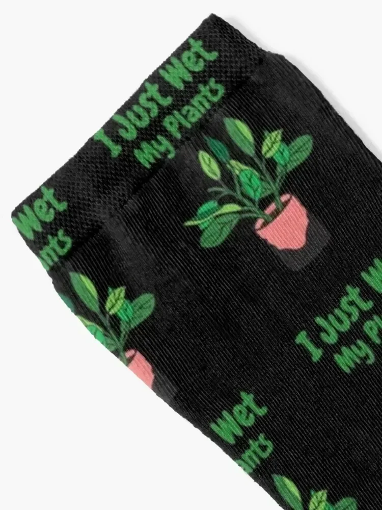 I just wet my plants Socks colored christmas gift Man Socks Women's