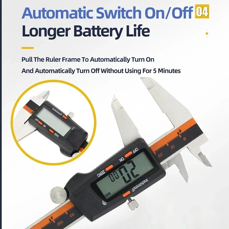 Fraction Metal Caliper Digital Pachymeter Vernier Calipers Measuring Tools Professional And Digital Pachymeter Electronic Ruler