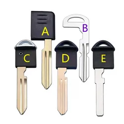 10pcs/lot Emergency Smart Insert Key Blade Blank for Nissan Tiida Versa Sentra Leaf Qashqai Teana X-Trail GTR Remote Key Uncut