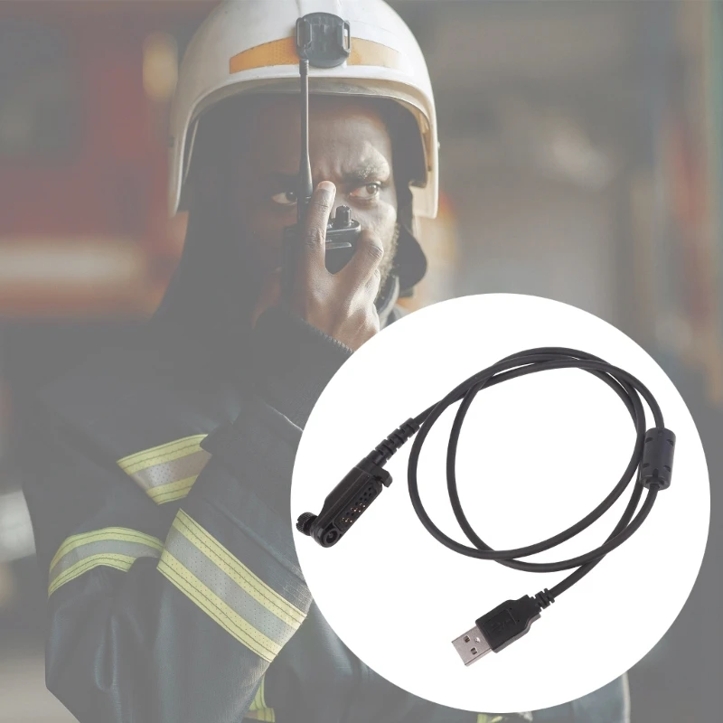 Cable Programación HP785 con Conector USB para Fácil Programación Frecuencia 100cm