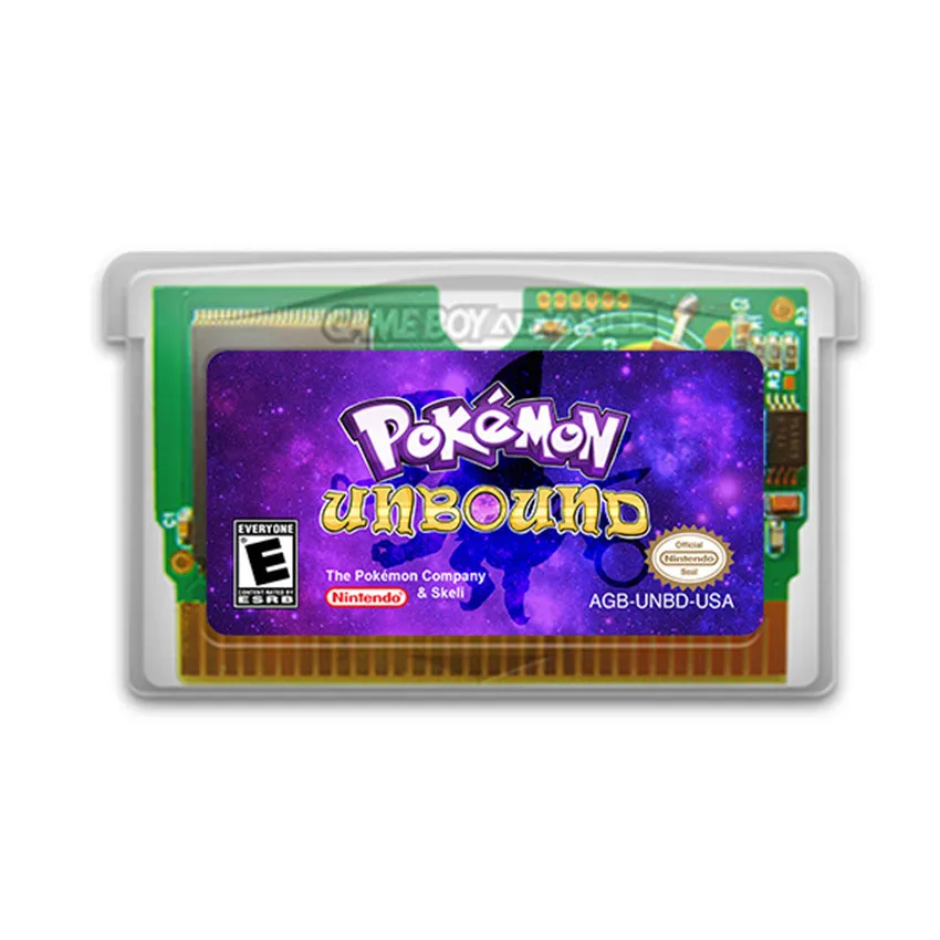 New Version Game GBA RTC Game Cartridge Real Time Clock Game Card Console Pokemon LIQUID CRYSTAL GAIA ULTRA VIOLET UNBOUND