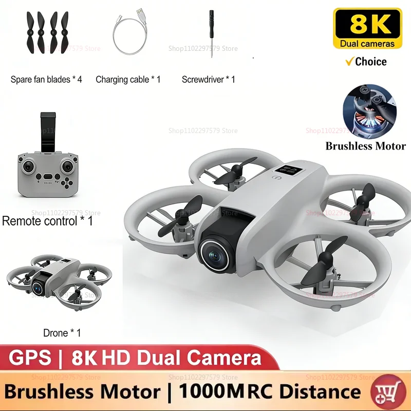 Rc Drone 8K Dual Ca…