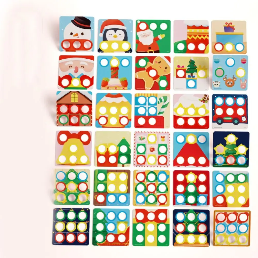 Vroeg onderwijs Montessori Babyspeelgoed Vormsorteerder Praktisch vermogen Jigsaw Bordspellen Interactieve grote deeltjes