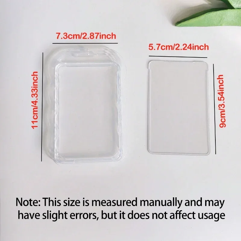 Imagem -05 - Titular do Cartão Transparente com Cabo Primavera Retrátil Adequado para Kpop Idol Cartão Colete Organizador Papelaria Porta do Cartão