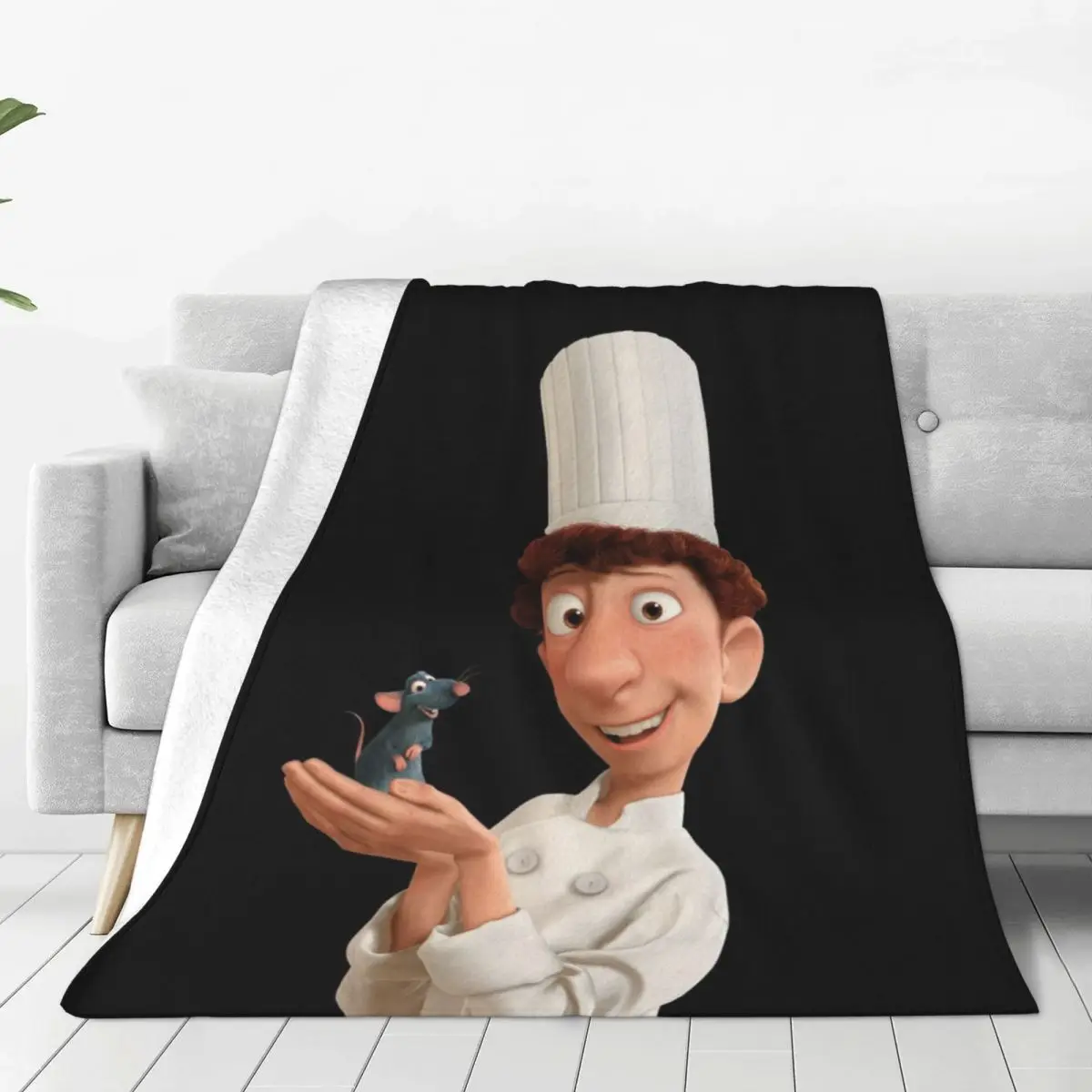 

Одеяла Ratatouille Linguini с 3D принтом на заказ, дышащее мягкое фланелевое одеяло для спринта для дивана, дома, спальни