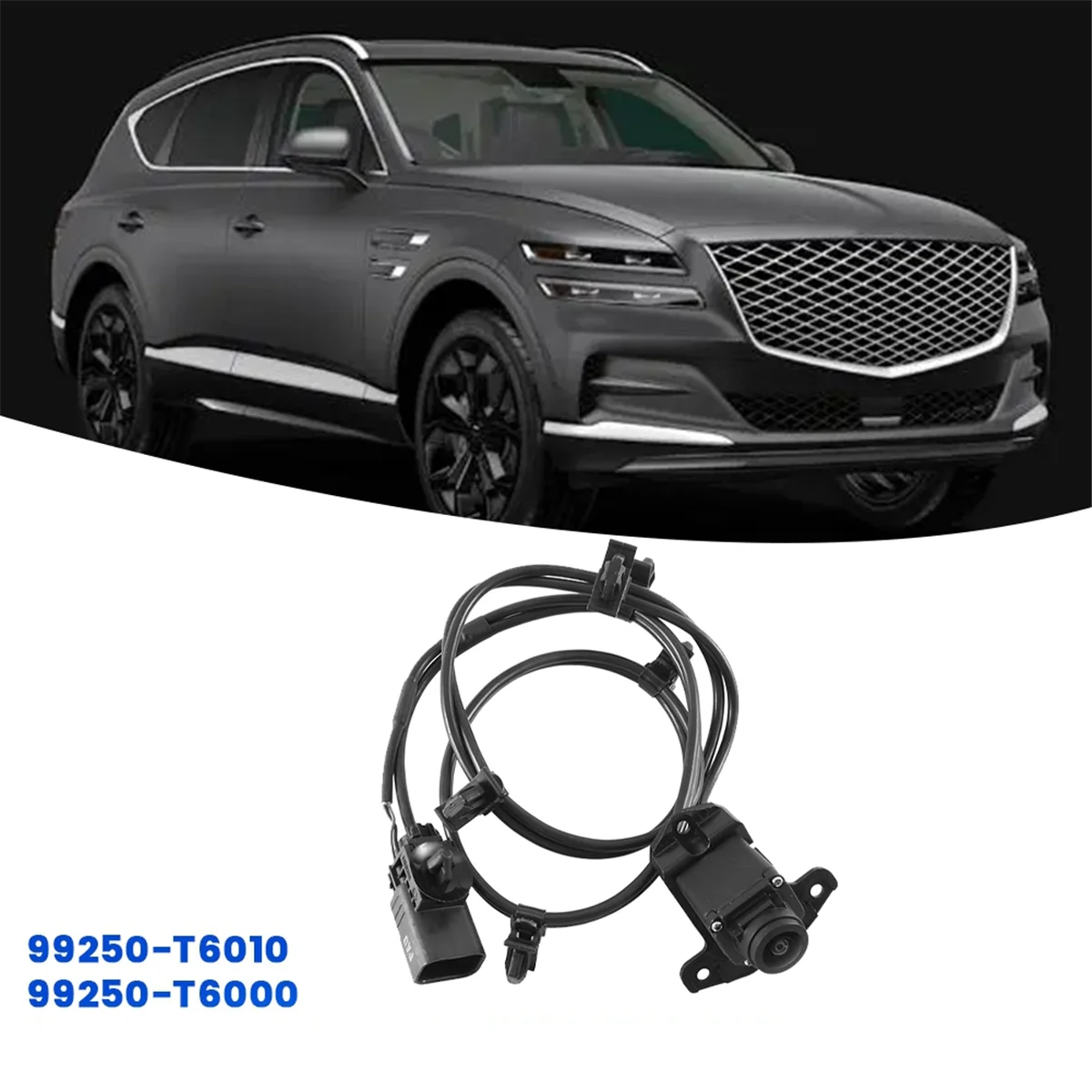 

ABND_Car Front View Camera 99250-T6010 99250-T6000 for Hyundai Genesis GV80 2021-2023 Front Bar Grille Camera Park 99250T6000