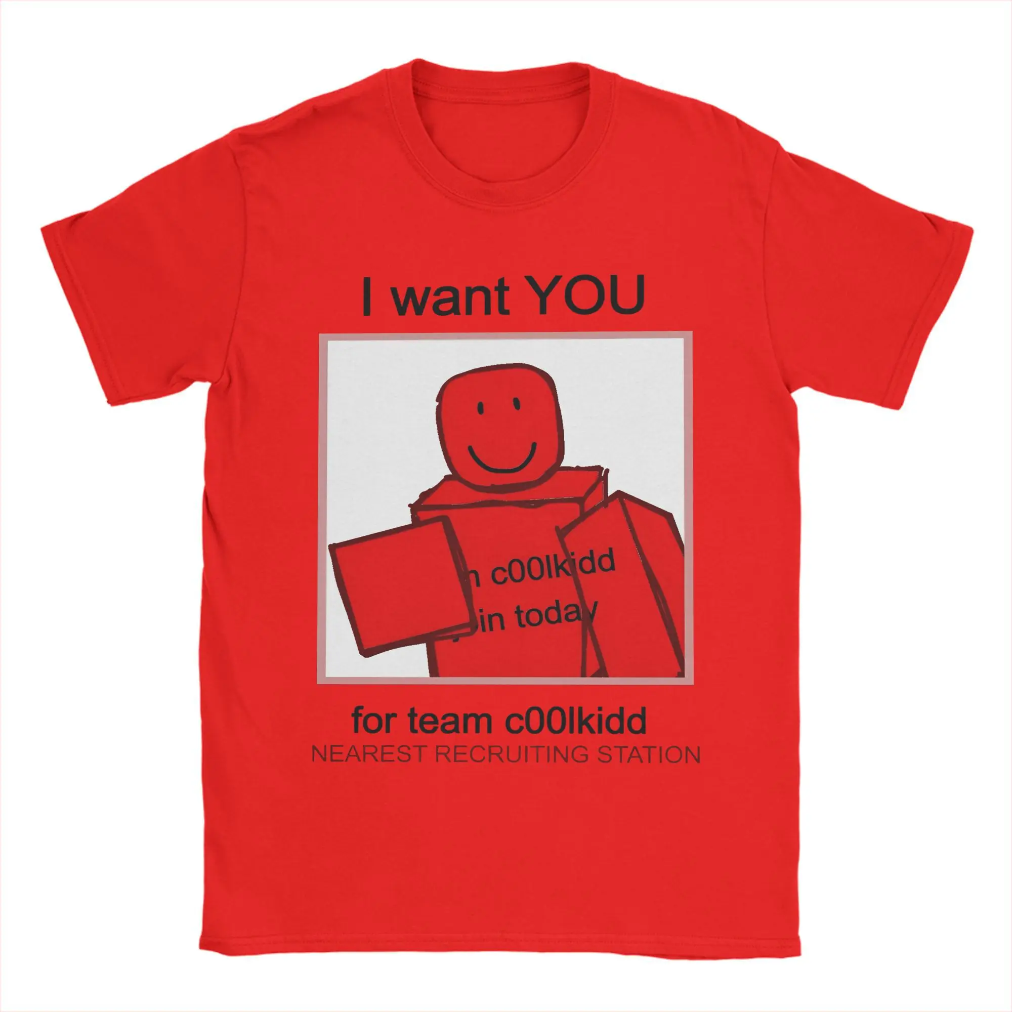 أريدك لفريق c00lkidd الرجال تي شيرت الجدة تي شيرت قصير الأكمام Crewneck تي شيرت القطن الخالص ملابس الصيف