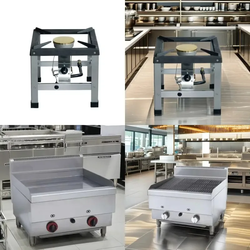 Stainless Steel Gas Cauldron for Open Kitchen Commercial Use in Hotels Restaurants Food Stores and Manufacturing Plants