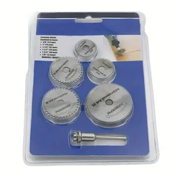 6Pcs Durable Mini Circular Saw Blade Set for Precision HSS Cutting Water-Resistant Disc Ideal for Wood & Aluminum