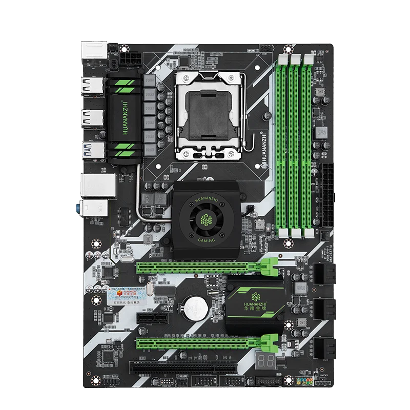 Imagem -03 - Huananzhi-suporte para Motherboard Deluxe X58 Lga 1366 X58 Recc Non-ecc Ddr3 Xeon X5670 X5575 X5650 X5660 Usb 3.0 Amd Série rx ru