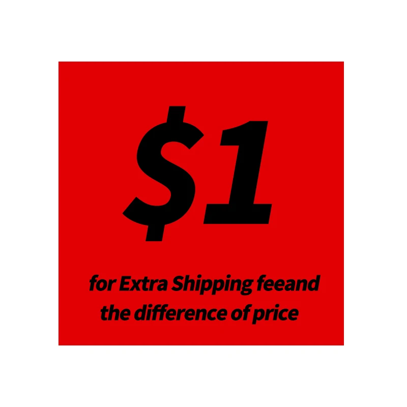 

1usd for extra shipping fee and the difference of price