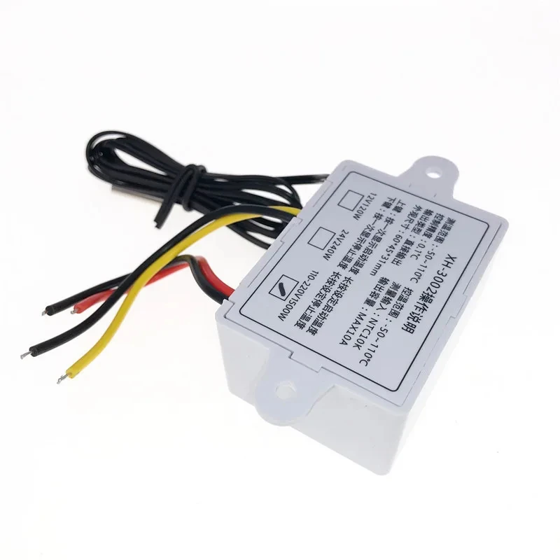 NEW XH-W3002 12V 24V 220V Digital LED Temperature Controller 10A Thermostat Control Switch Probe With Waterproof Sensor W3002