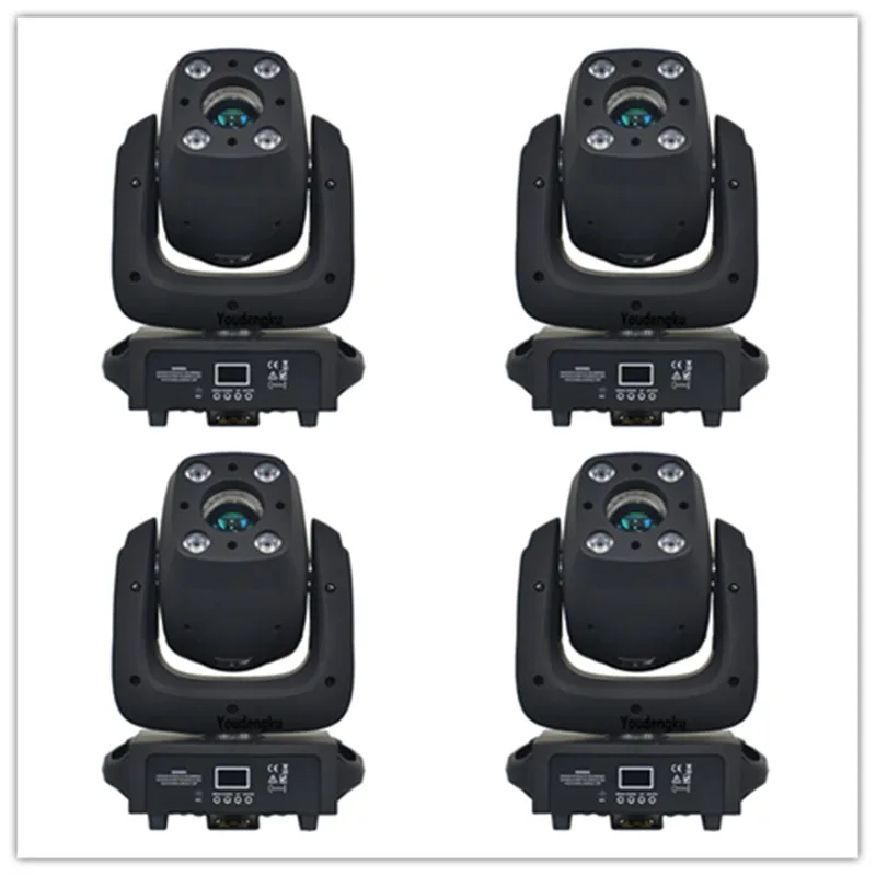 4 pcs New arrive Party disco dj led spot 100w moving head with 4*10w rgbw wash spot 2in1 moving head stage light