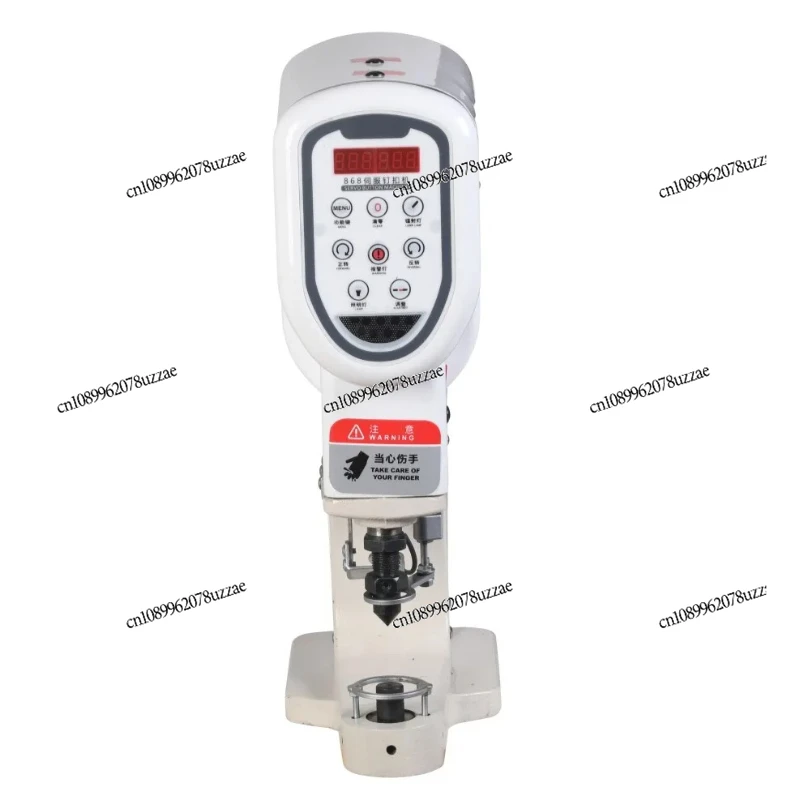 BT-868 Servo Snap Button Attaching Machine Press Button Machine with Electrical Foot Pedal