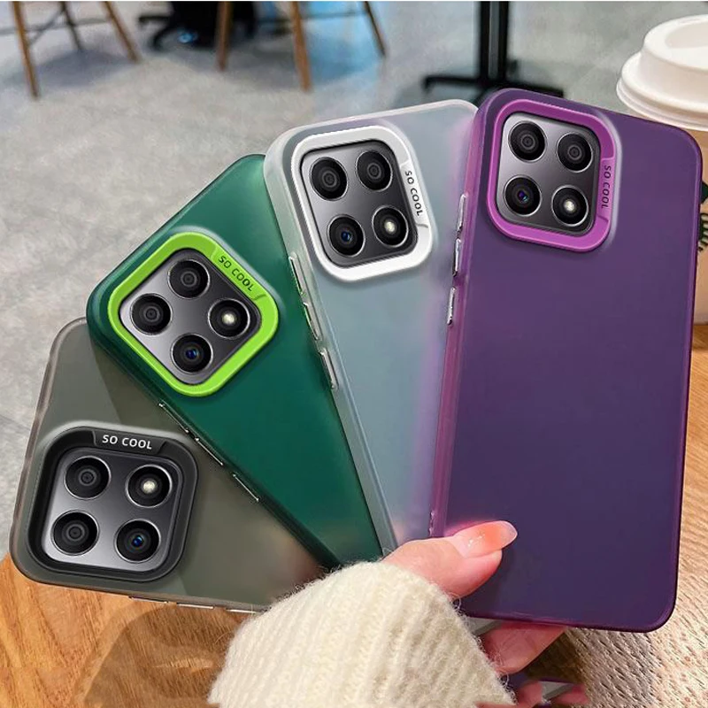 

For Honor 200 Smart Case Honor X7C Phone Case Honor X5B Plus X6B X8 X8A X8B Cover Honor X7C X5B Metallic Aurora Skin Matte Cover