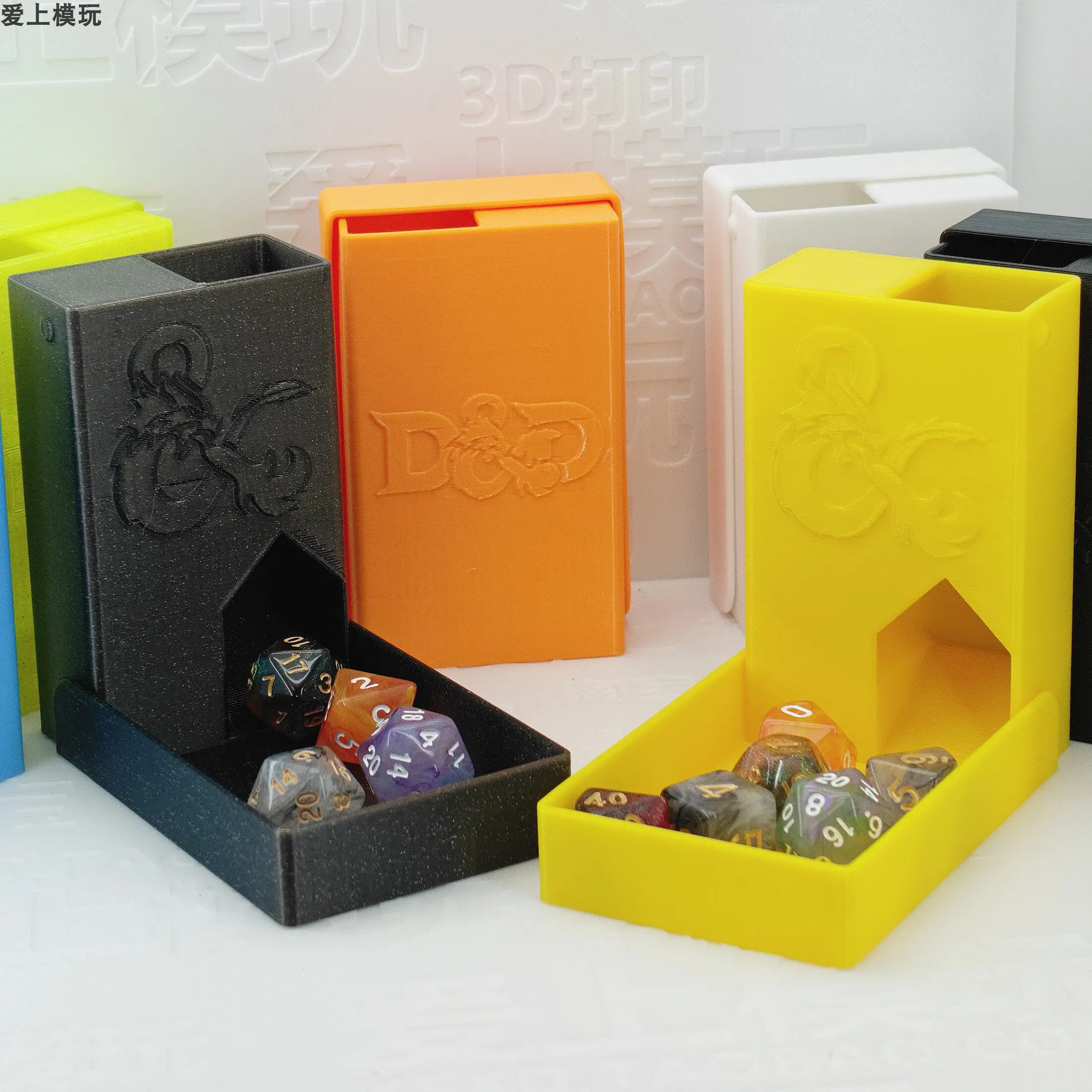

DND COC board game tool Portable dice tower foldable mini dice tower dice box