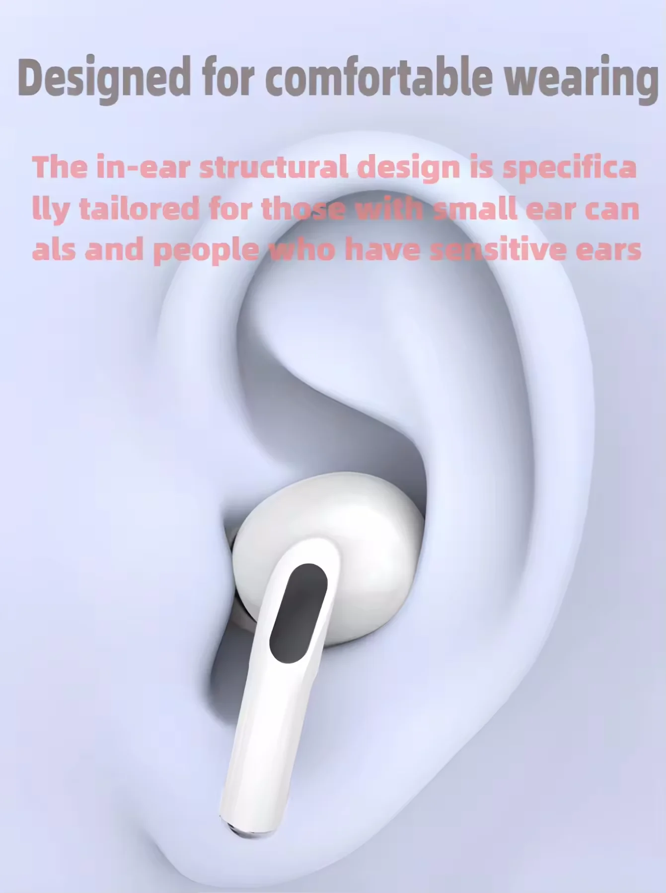 سماعات أذن لاسلكية بخاصية إلغاء الضوضاء HIFI Sound سماعات رياضية لـ ios-18 ANC Pro 2 سماعة لاسلكية تعمل بالبلوتوث سماعة USB-C نوع كابل