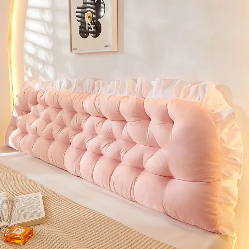 Fashion Rectangular Tatami Pillow Headboard Pillow Bed Sleeping Neck Body Pillow Bedside Cushion Large Backrest Support Bolster