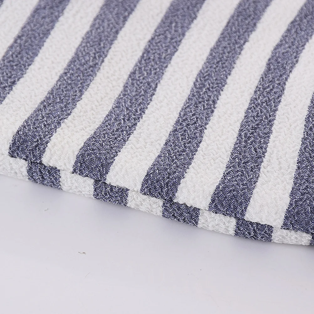 

Stripe Bathing Towel Gray Soft Shower for Men Women Comfortable Skin Touch Elastic Firmness