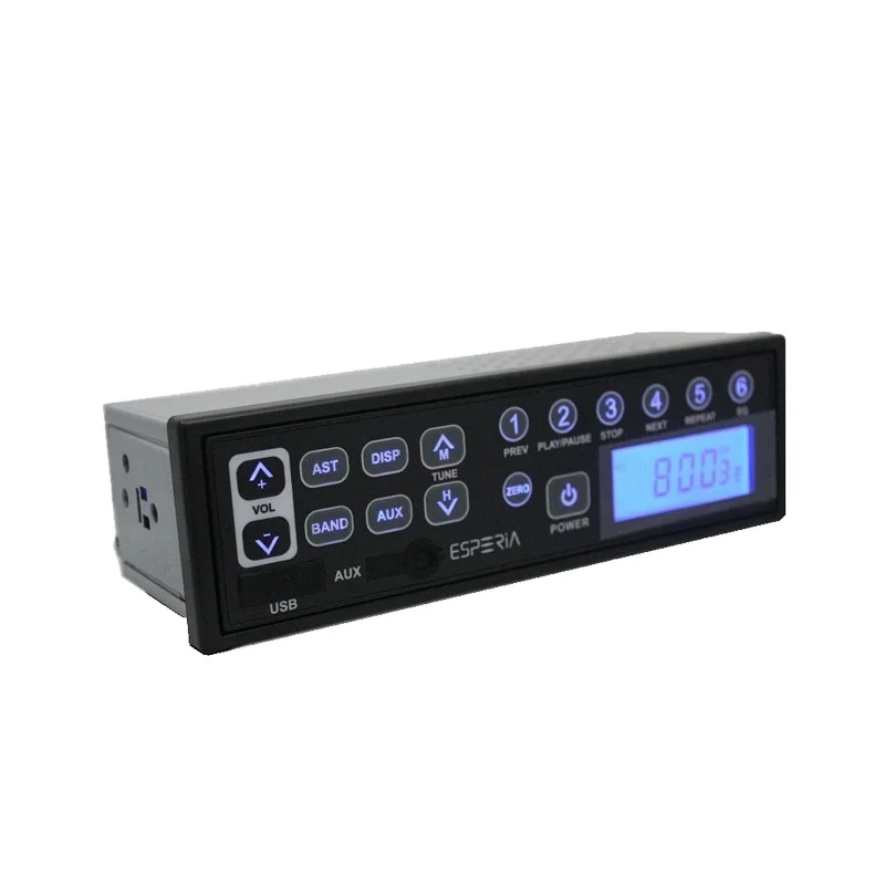 

HIDAKA HI-M103 Car Radio with USB LED AUX-IN Suitable for 1din 12V 24V Heavy-Duty Car Radio