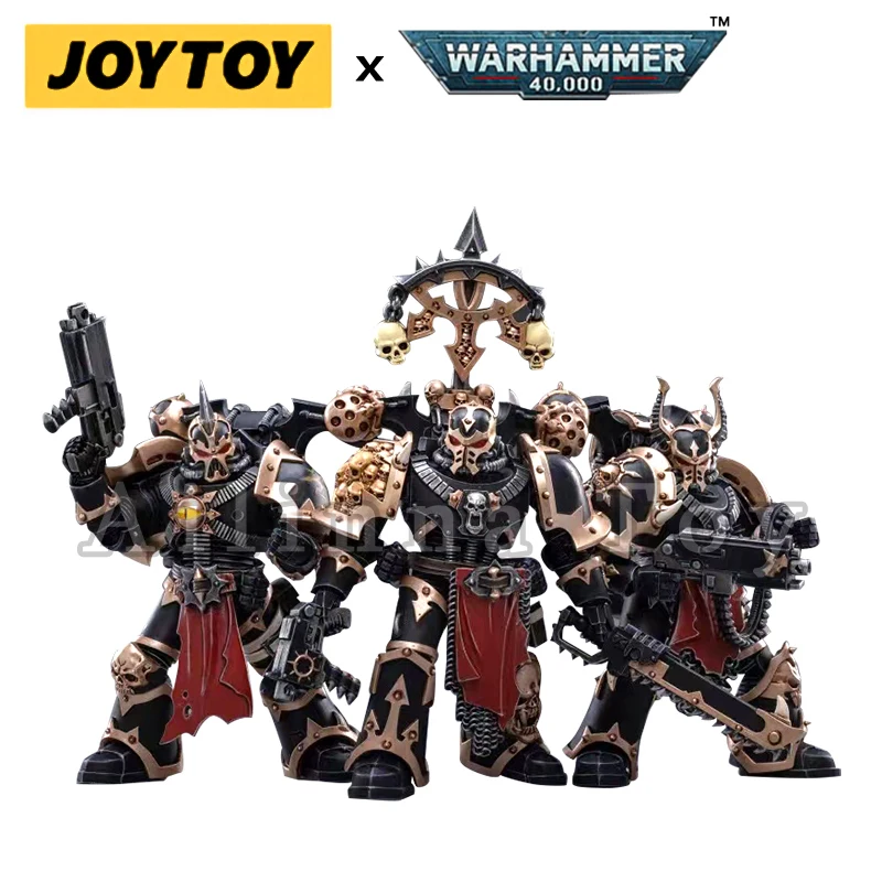 

JOYTOY 1/18 Action Figure (3PCS/SET) Chaos Black Legion Warband Anime Collection Military Model Free Shipping