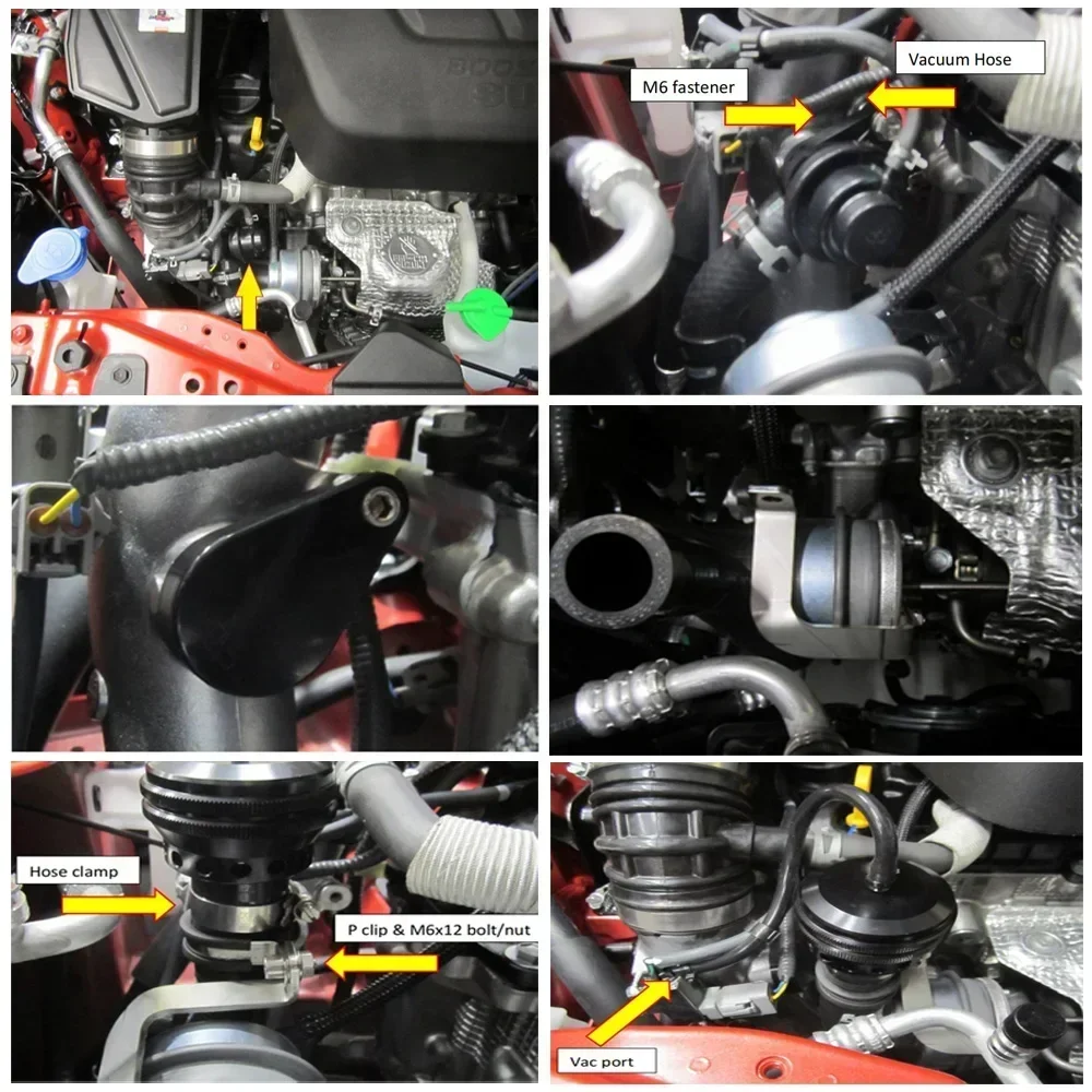 Auto Turbo Do Suzuki Swift Sport 1.4 I Vitara 1.4 BoosterJet Niebiesko-czarno-czerwony Wąż Zawór Upustowy Blow Off