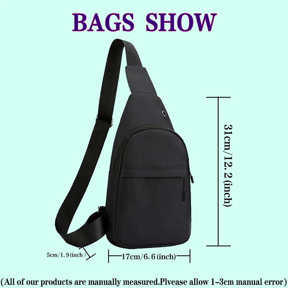 Bolso de pecho informal para teléfono grande Unisex, bolsa de cinturón para teléfono de viaje, bolso de hombro informal, serie de patrones divertidos, riñonera para hombre