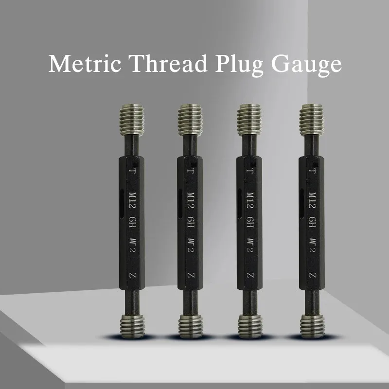 

Metric Thread Plug Gauge Double-End Hand Tool 6H Precision Internal Screw Gage