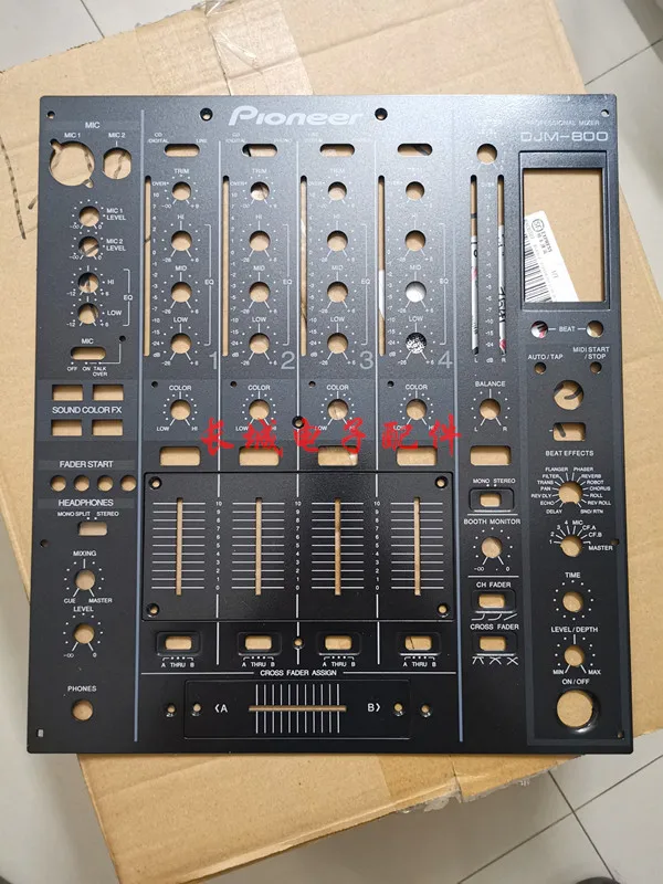 Pioneer DJM800 Mixer Iron Plate Complete Set of Faders Cross-cut Panel A Whole Board