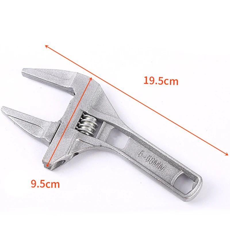 7 / 10 Inch Ratchet Adjustable Wrench 5-in-1 Torque Wrench Can Rotate And Fold 180 Degrees Fast Wrench Pipe Wrench Repair Tool